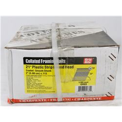 CASE OF GRIP RITE COLLATED FRAMING NAILS 21 DEGREES