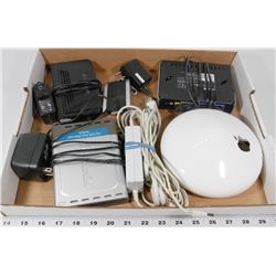 FLAT WITH APPLE AIRPORT EXPRESS, D-LINK ROUTER,