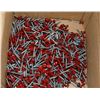 Image 1 : PARTIAL CASE OF RED ROOFING SCREWS
