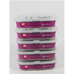 5 TUBS OF GRIP RITE DRYWALL SCREWS 1-1/2" X 10