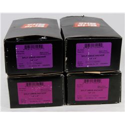 4 CASES OF SPLIT DRIVE ANCHORS