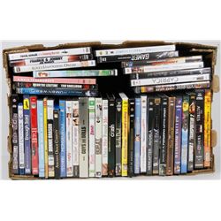 FLAT OF ASSORTED DVDS
