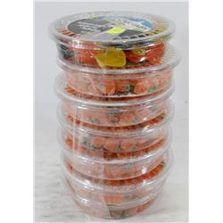 7 TUBS OF ASSORTED CANDY