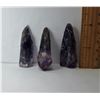 Image 1 : 22 - LOT OF 3 ROUGH AMETHYST