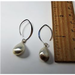 7 - VINTAGE 925 SILVER DROP EARRINGS