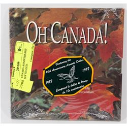 RCM OH CANADA ANNIVERSARY LOONIE SET SEALED.