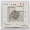 Image 1 : 1933 CANADIAN SILVER 10 CENT COIN