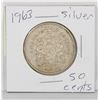 Image 1 : 1963 CANADIAN SILVER 50 CENT COIN