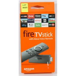 AMAZON FIRE TV STICK WITH ALEXA VOICE REMOTE