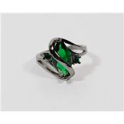 DAZZLING RHINESTONE FINGER RING SIZE 07