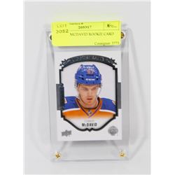 CONNOR MCDAVID ROOKIE CARD