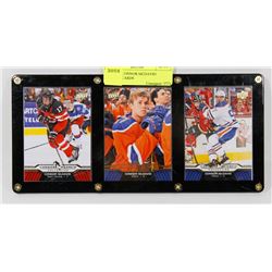 LOT OF 3 CONNOR MCDAVID HOCKEY CARDS
