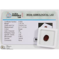 #59-NATURAL HESSONITE GEMSTONE 3.20CT
