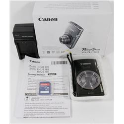 CANON POWERSHOT ELPH 160 20.0 MP DIGITAL CAMERA 8X