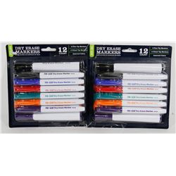 24 DRY ERASE MARKERS