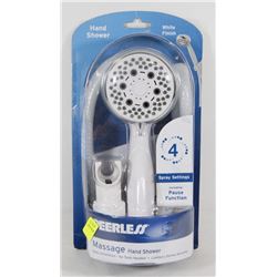 PEERLESS 4 SPRAY SETTING MASSAGE HAND SHOWER