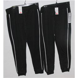 TWO PAIRS OF WOMENS TRACK PANTS SIZE MEDIUM