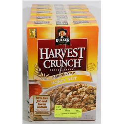 5 BOXES QUAKER OF HARVEST CRUNCH 470G