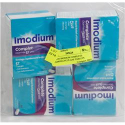BAG OF IMODIUM COMPLETE DIARRHEA PLUS GAS TABLETS
