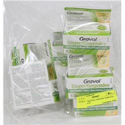BAG OF GRAVOL GINGER TABLETS - 20 IN EACH