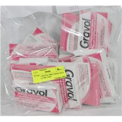 BAG OF GRAVOL 50MG LIQUID GELS - MOSTLY 8PK TABS