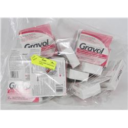 BAG OF GRAVOL 50MG LIQUID GELS - 24 TABS IN EACH