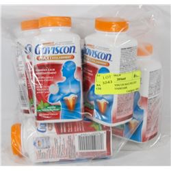 BAG OF 6 GAVISCON MAX RELIEF CHEWABLE FOAMTABS