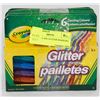 Image 1 : 6 CRAYOLA 6PK GLITTER MARKERS