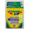 Image 1 : 9 CRAYOLA 12PK ULTRA CLEAN WASHABLE MARKERS