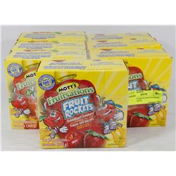 7 BOXES OF MOTTS FRUITSATIONS FRUIT ROCKETS