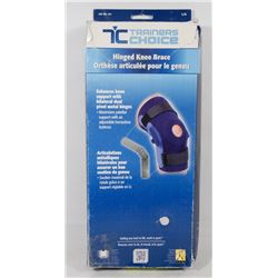 TRAINERS CHOICE HINGED KNEE BRACE SIZE LARGE