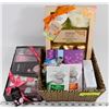 Image 1 : BASKET OF SPA  ITEMS . MISC