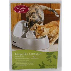 WHISKER CITY PET FOUNTAIN