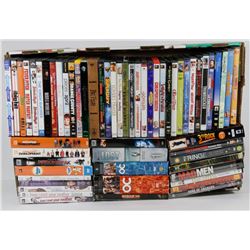 FLAT OF ASSTD MOVIE & TV SEASONS' DVD'S