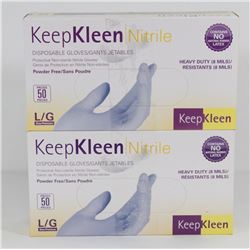 2 CASES OF KEEP KLEEN NITRILE HEAVY DUTY