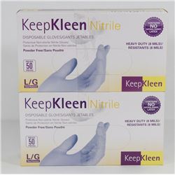 2 CASES OF KEEP KLEEN NITRILE HEAVY DUTY