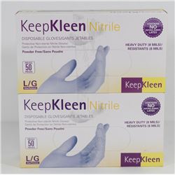 2 CASES OF KEEP KLEEN NITRILE HEAVY DUTY