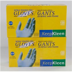 2 CASES OF KEEP KLEEN NITRILE POWDER FREE