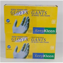 2 CASES OF KEEP KLEEN NITRILE POWDER FREE