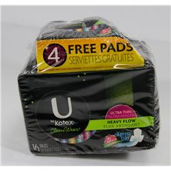 U BY KOTEX HEAVY FLOW PADS