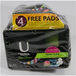 U BY KOTEX HEAVY FLOW PADS