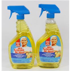 2 BOTTLES OF MR.CLEAN DISINFECTANT SPRAY