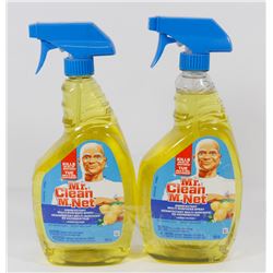 2 BOTTLES OF MR.CLEAN DISINFECTANT SPRAY