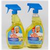 Image 1 : 2 BOTTLES OF MR.CLEAN DISINFECTANT SPRAY