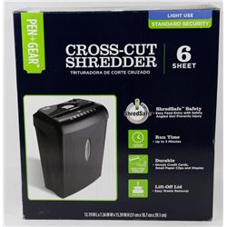 6 SHEET CROSS CUT SHREDDER