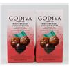 Image 1 : TWO 142G BAGS OF GODIVA ASSORTED CHOCOLATES