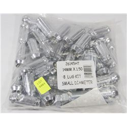 14MM X 1.50 8 LUG KIT SMALL DIAMETER