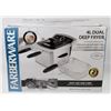FARBERWARE 4L DUAL DEEP FRYER