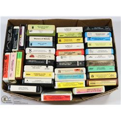 BOX OF CLASSIC 8 TRACKS FOR THE AVID 80'S