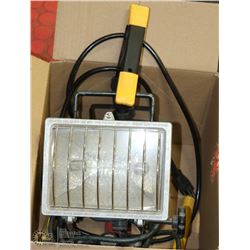 BOX OF WORK LIGHTS.